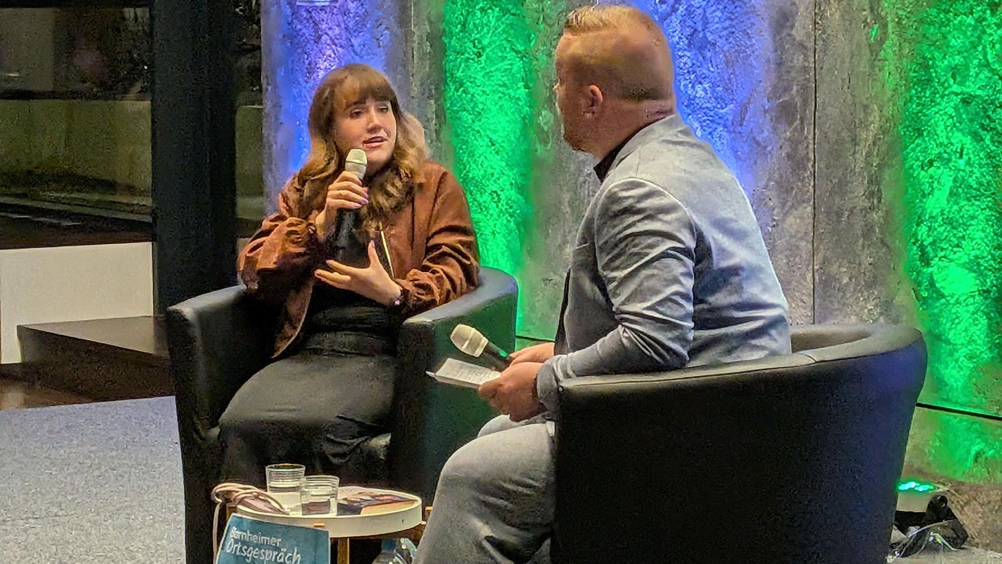 Ein spannendes Gespräch führte Dominik Pinsdorf mit Ricarda Lang.