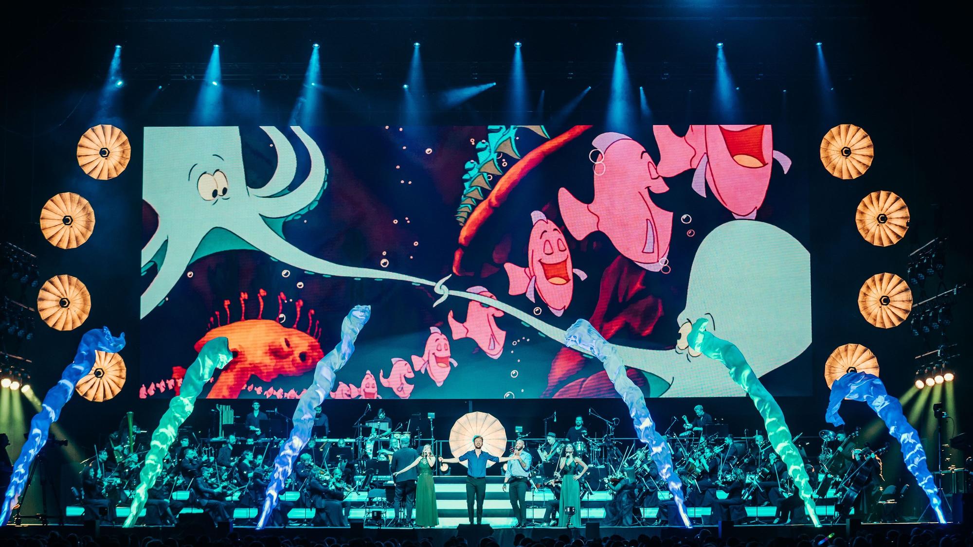 Bei „Disney in Concert“ singt Lemper die Lieder von Arielle und Esmeralda.
