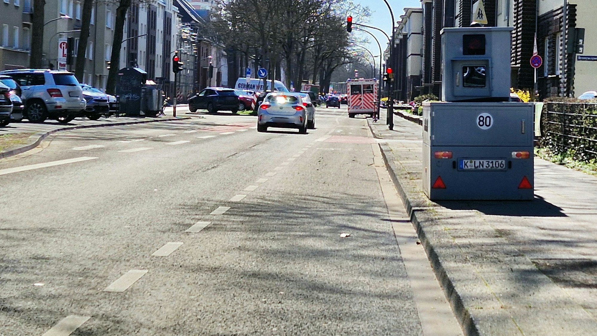 Blitzer an der Vorgeirgstraße