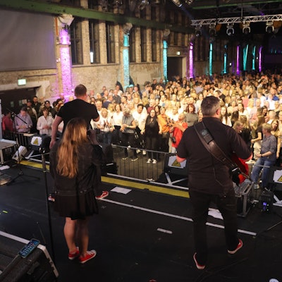 Die Party in der Halle 32.