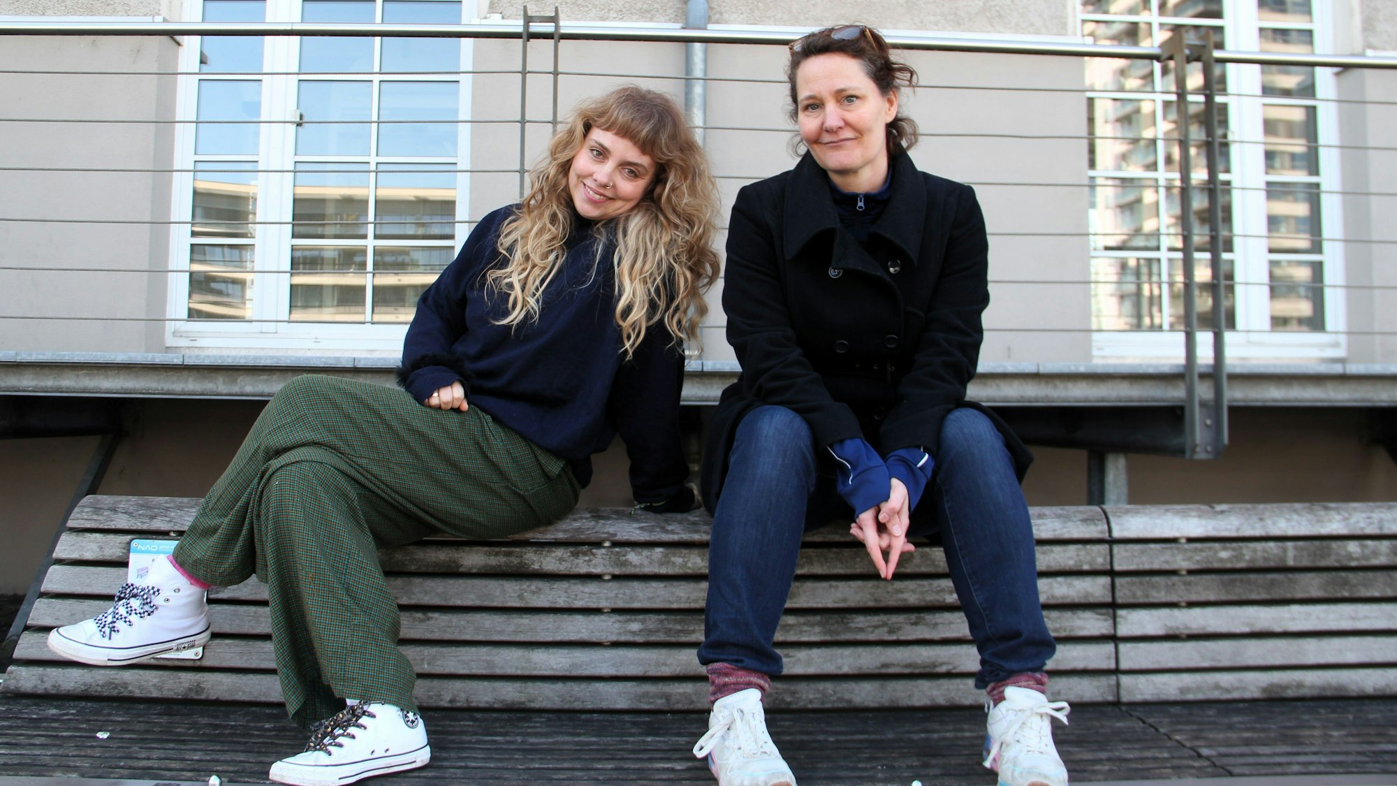 Anna-Lu Masch (l.) und Sonia Franken begleiten die Fortbildungsmaßnahmen von Tandem Tanz.