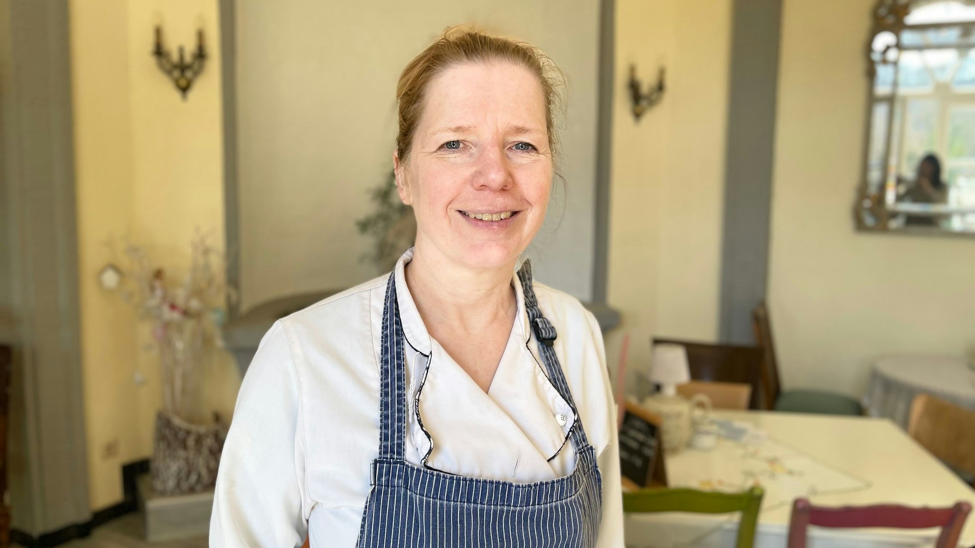 Katrin Ewers zog im November mit ihrer Zuckerbäckerei in der Orangerie von Schloss Merten in Eitorf.