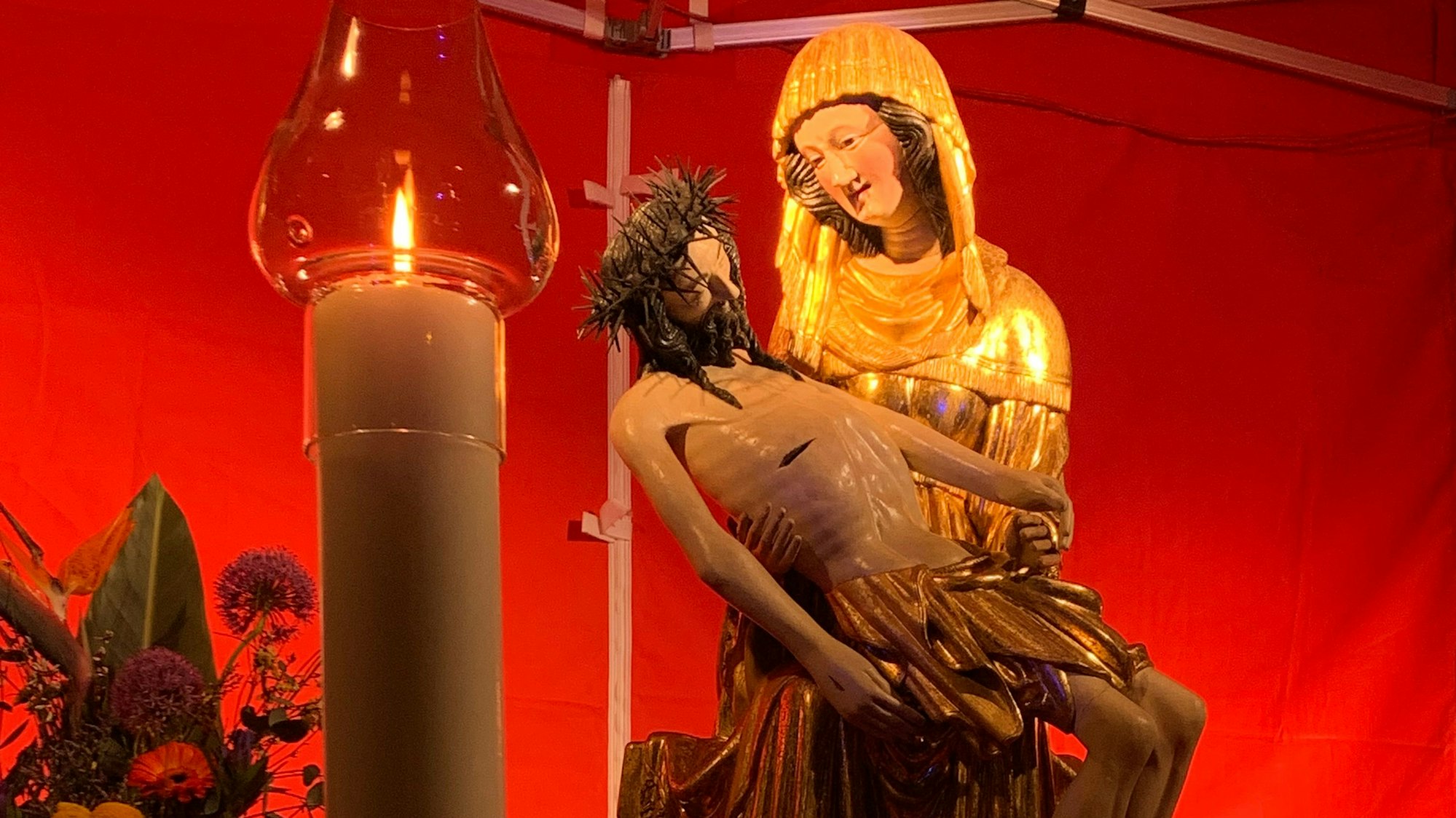 Die Pietà in St. Marien in Kalk.