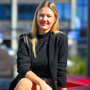 Nicole Breidenbach im Porträt.