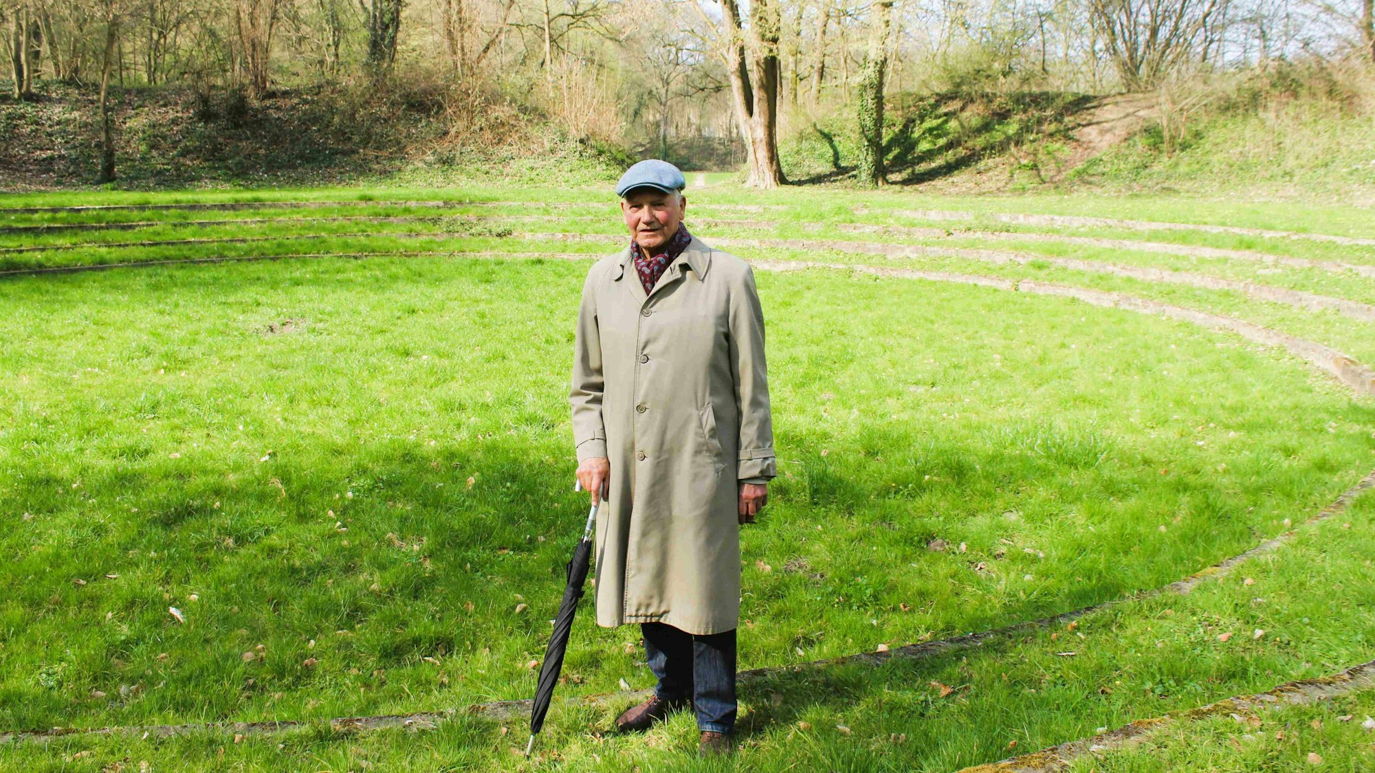 Ulrich Markert hat sich maßgeblich für die Revitalisierung des Raderthaler Parks stark gemacht. Auch der „Reigenplatz“ kann wieder genutzt werden.