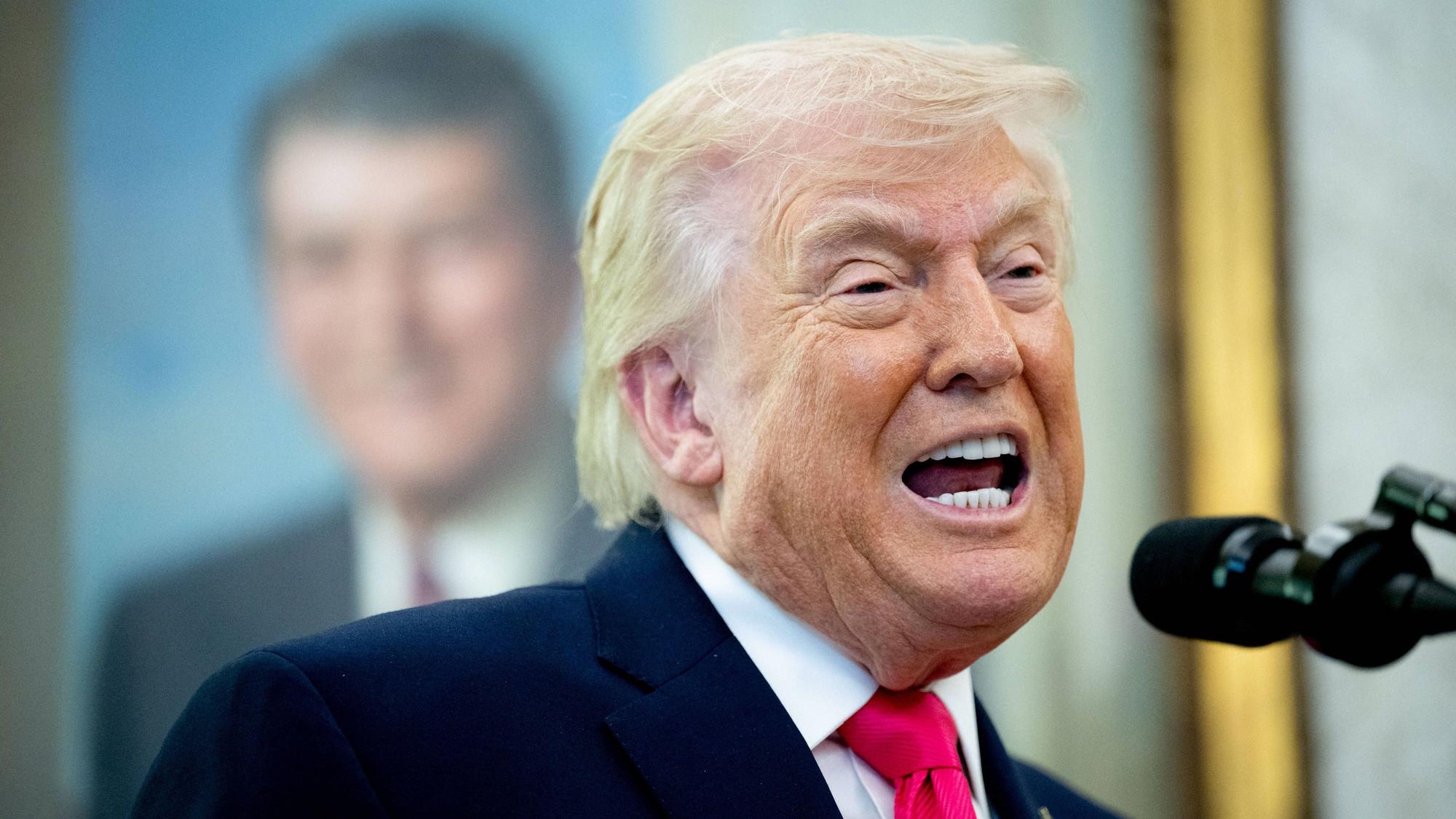 US-Präsident Donald Trump hat mit geringen Zustimmungswerten zu kämpfen. (Archivbild)