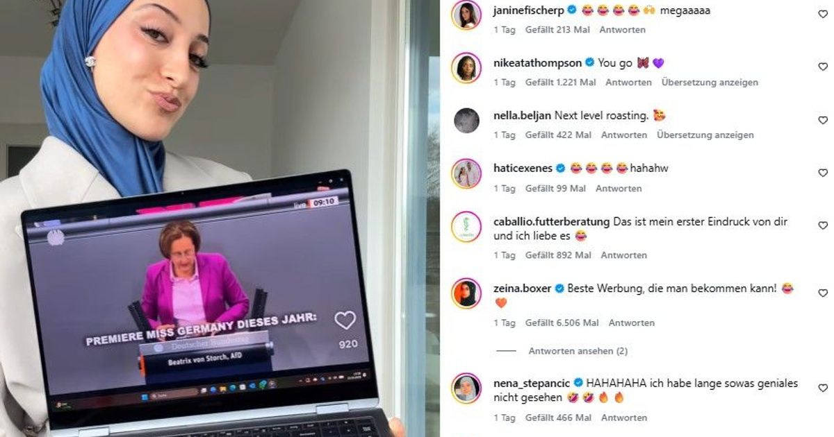 AfD wettert gegen Miss-Germany-Finalistin - die kontert mit Rabatt