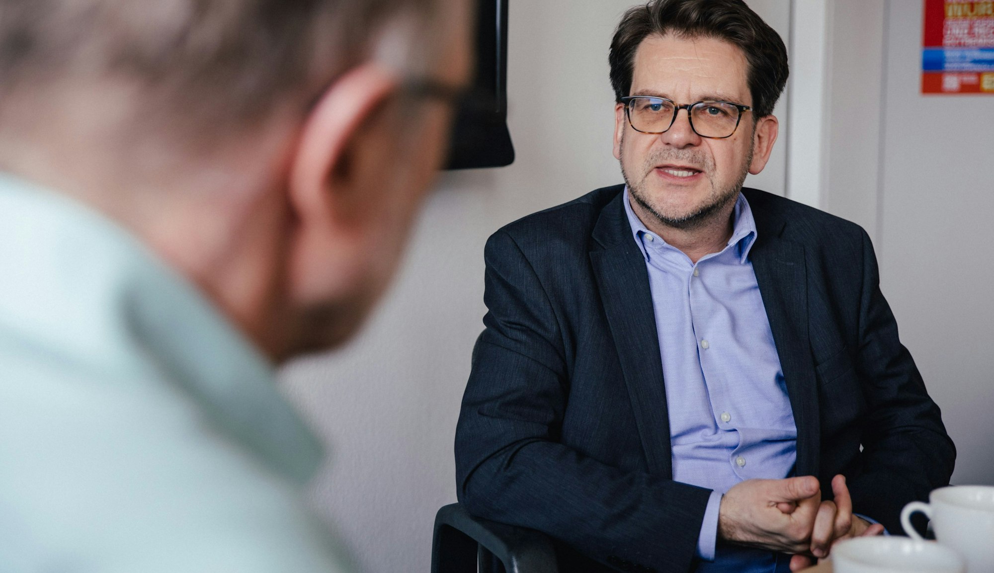 Thorben Albrecht (56) steht seit Dezember an der Spitze des DGB in NRW.