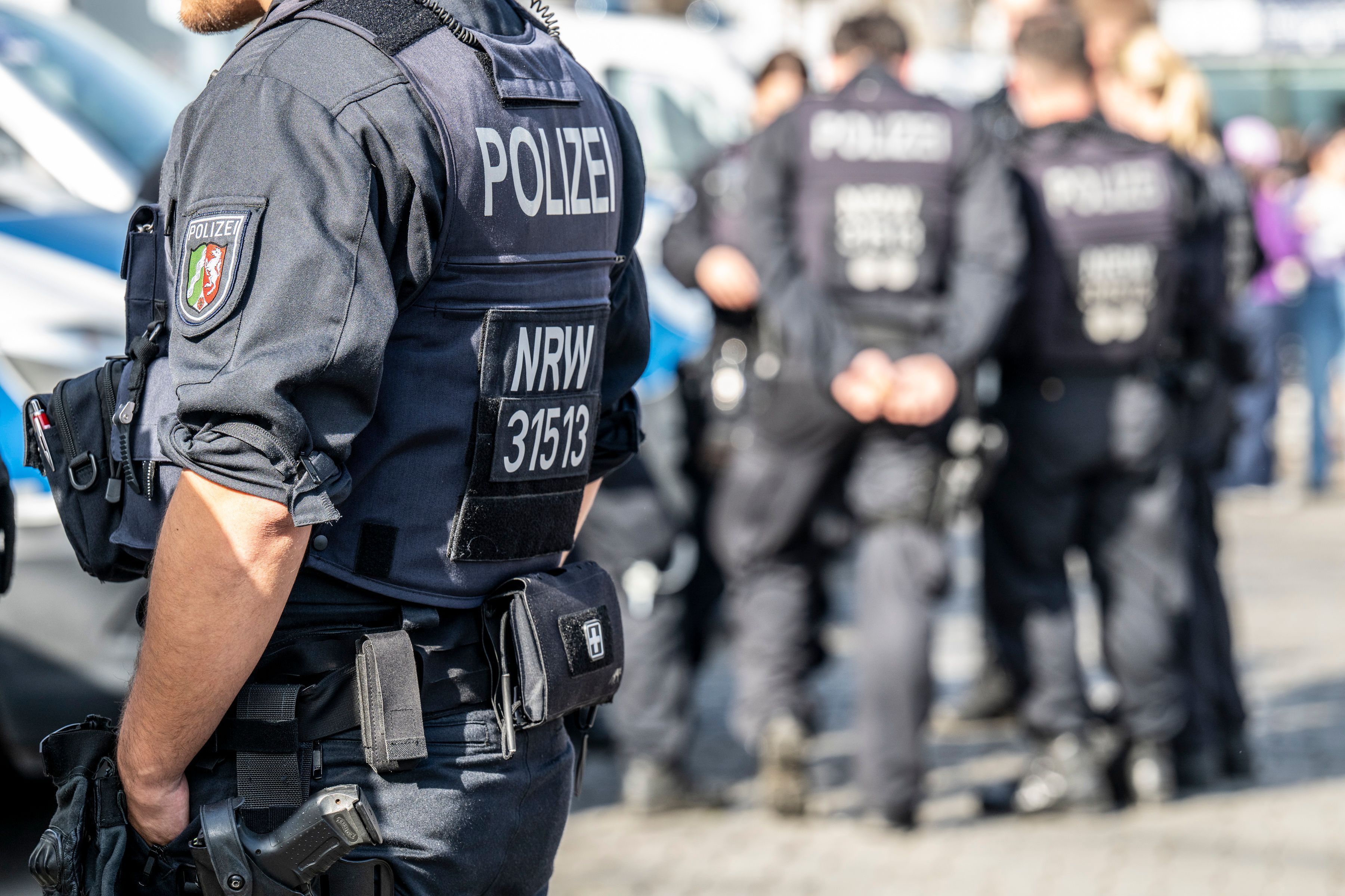 Die Polizei ist im Einsatz.