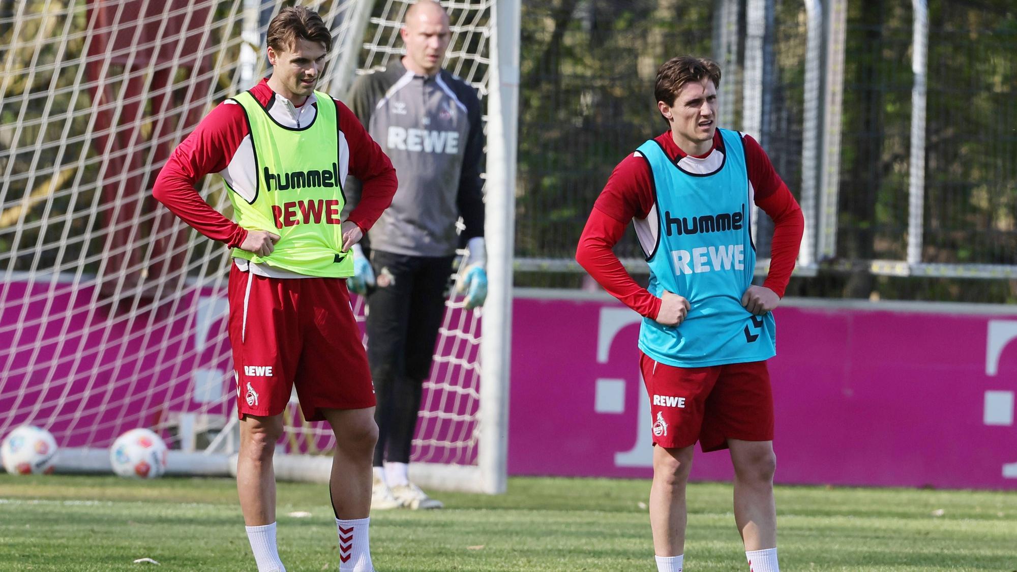 Zurück auf dem Trainingsplatz: Joel Schmied (l.) und Alessio Castro-Montes.