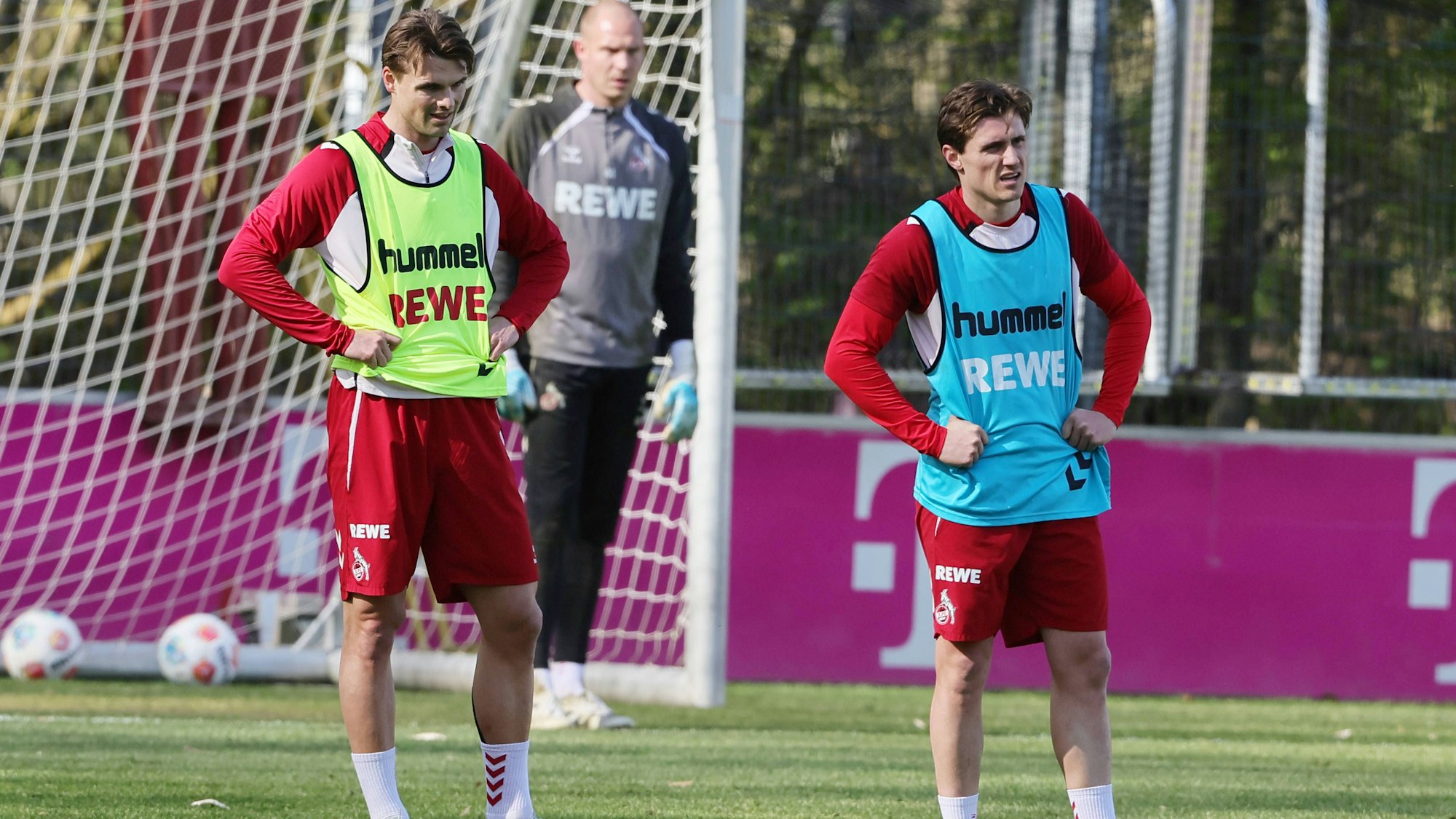 Zurück auf dem Trainingsplatz: Joel Schmied (l.) und Alessio Castro-Montes.
