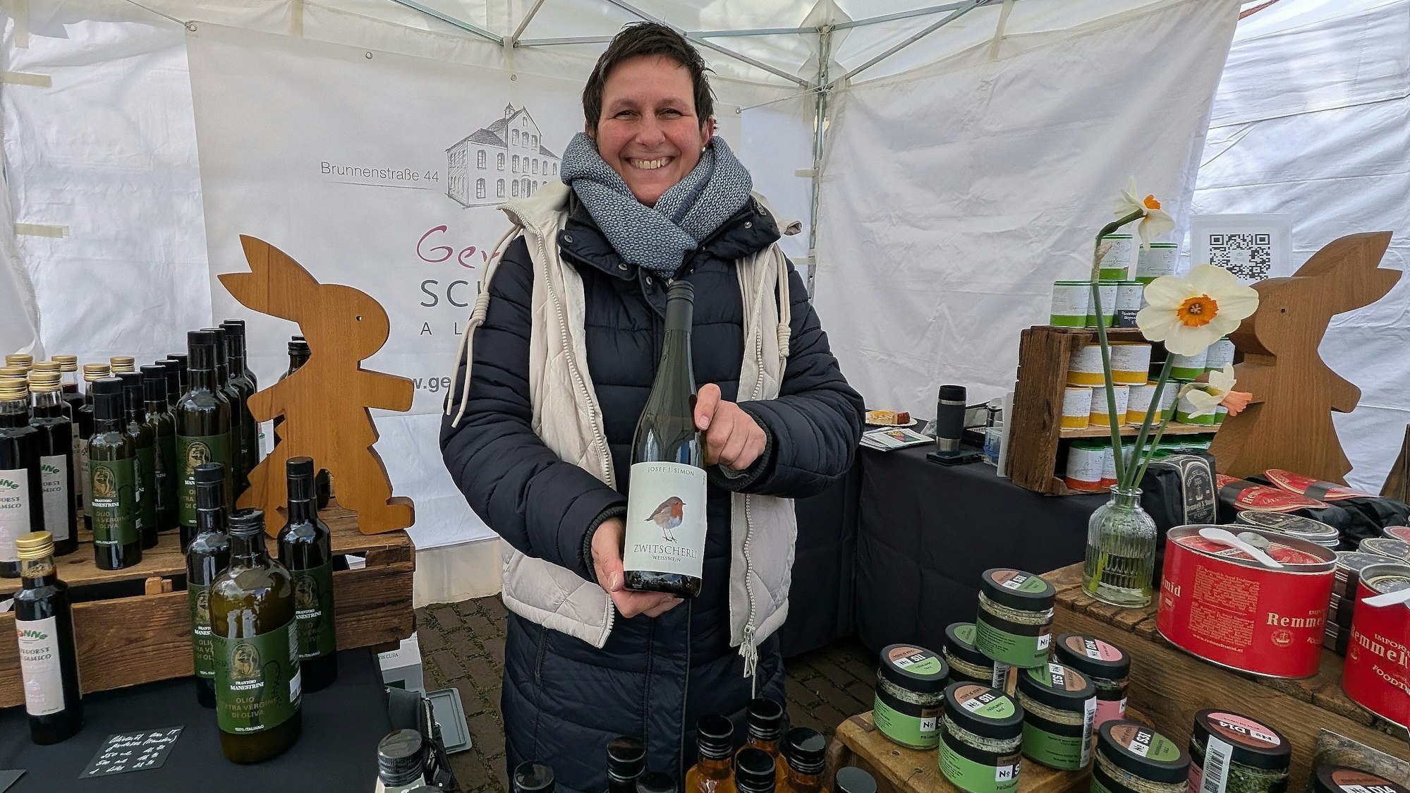 Britta Beckmann präsentierte Köstlichkeiten aus der Genuss-Schule Alfter.