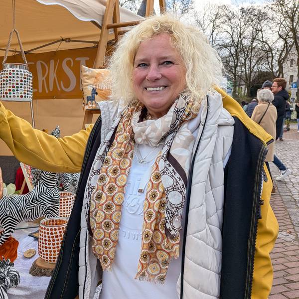 Viel zu entdecken gab es bei Sue Huhns Ideenwerkstatt.