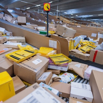 Paketbeförderung bei DHL