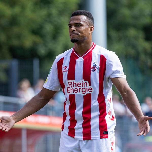 Regionalliga West: 1. FC Köln U21, U 21 - Sportfreunde Siegen, 17.08.2025 Marvin Ajani 1. FC Köln U21, 22. Regionalliga West, 1. FC Köln U21 - Sportfreunde Siegen, 4. Spieltag, am 17.08.2025, Franz-Kremer-Stadion, Köln *** Regionalliga West 1 FC Köln U21 Sportfreunde Siegen, 17 08 2025 Marvin Ajani 1 FC Köln U21, 22 Regionalliga West, 1 FC Köln U21 Sportfreunde Siegen, 4 Matchday, on 17 08 2025, Franz Kremer Stadium, Cologne Copyright: xBEAUTIFULxSPORTS/Meuselx