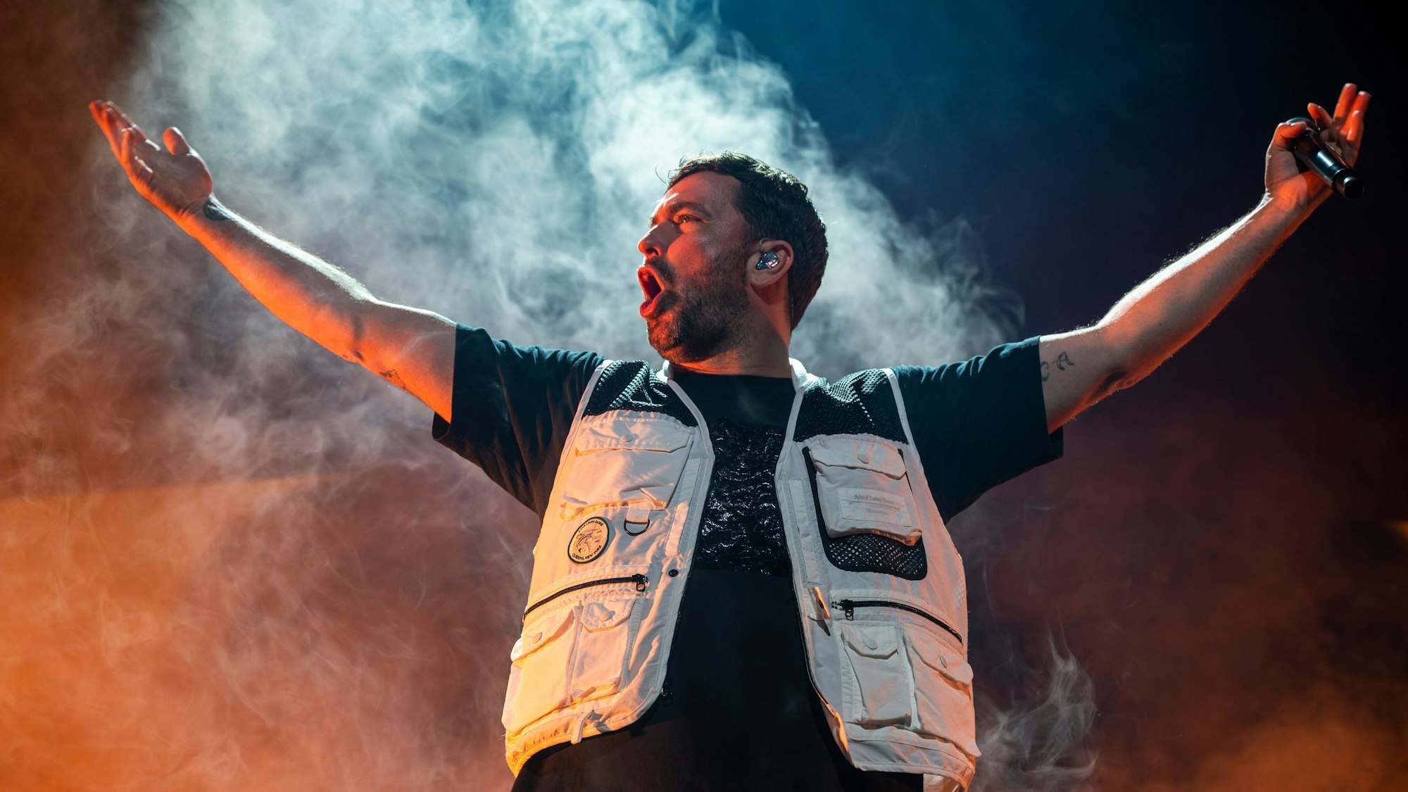 Marteria 2022 auf der Bühne in der Lanxess-Arena – im Oktober kommt er wieder nach Köln.