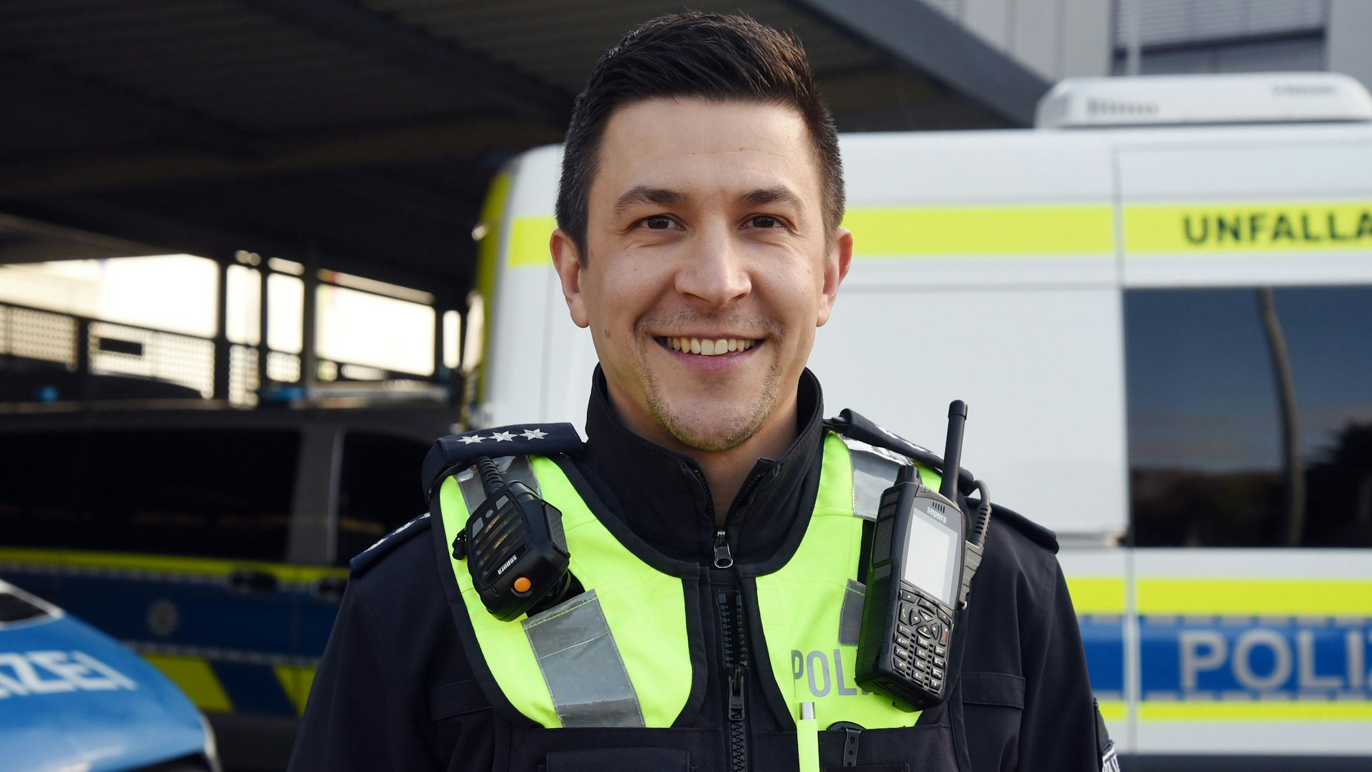 Porträt eines Polizisten