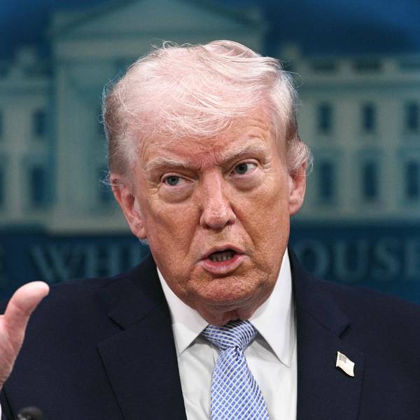 US-Präsident Donald Trump bei einer Pressekonferenz im Weißen Haus. (Archivbild)