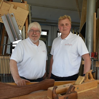 Das Foto zeigt Udo Engelberth (links) und Benjamin Förtsch.