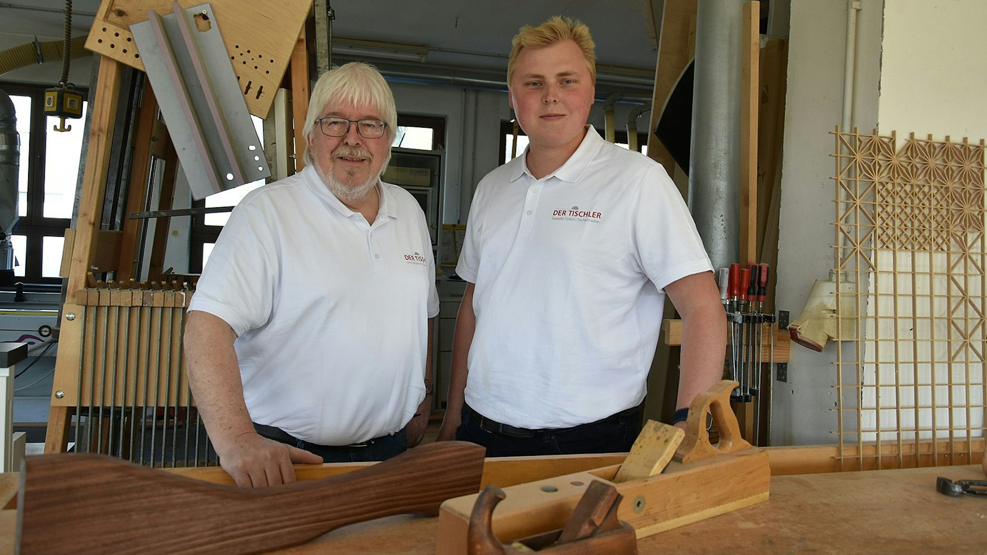 Das Foto zeigt Udo Engelberth (links) und Benjamin Förtsch.