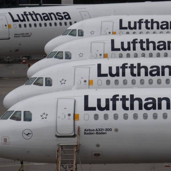 Die Flugbegleiter der Lufthansa streiken.