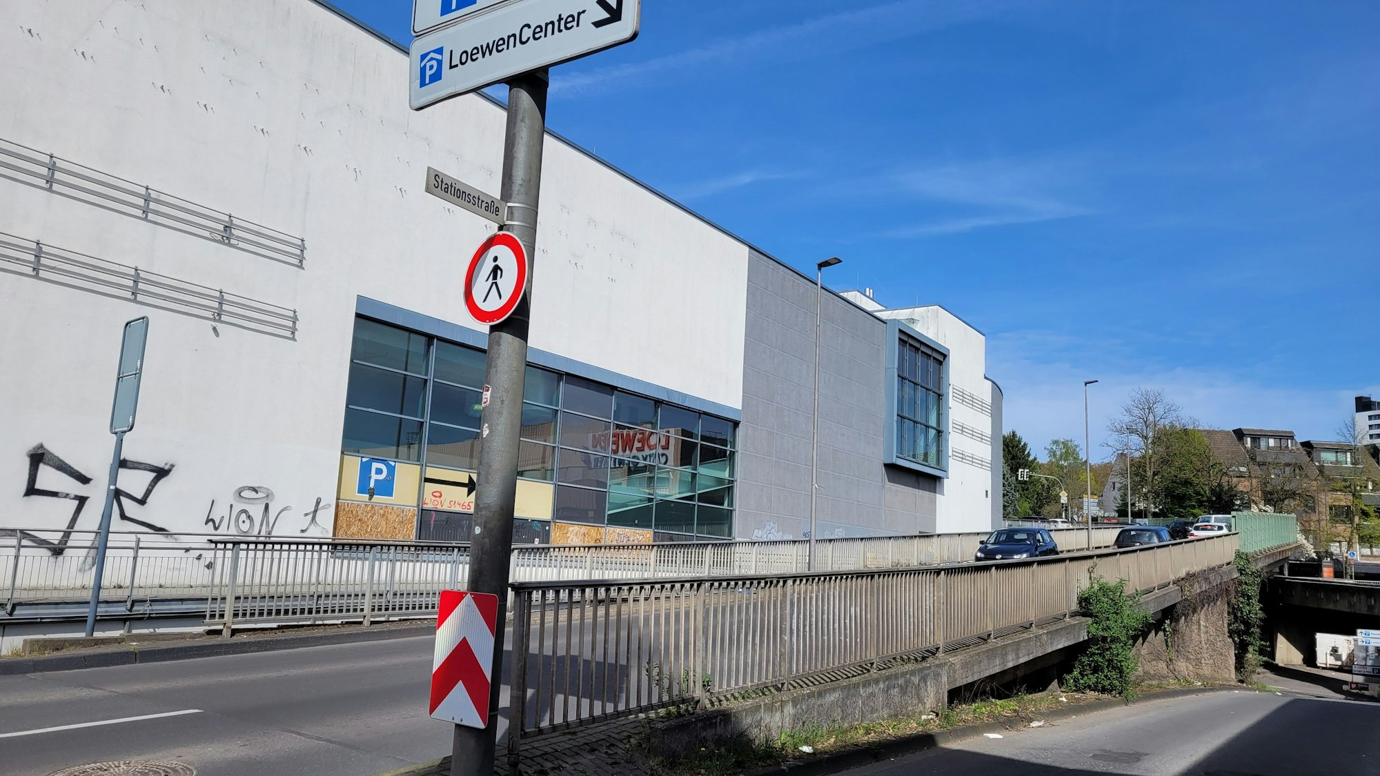 Das Foto zeigt die Rampe an der Stationsstraße