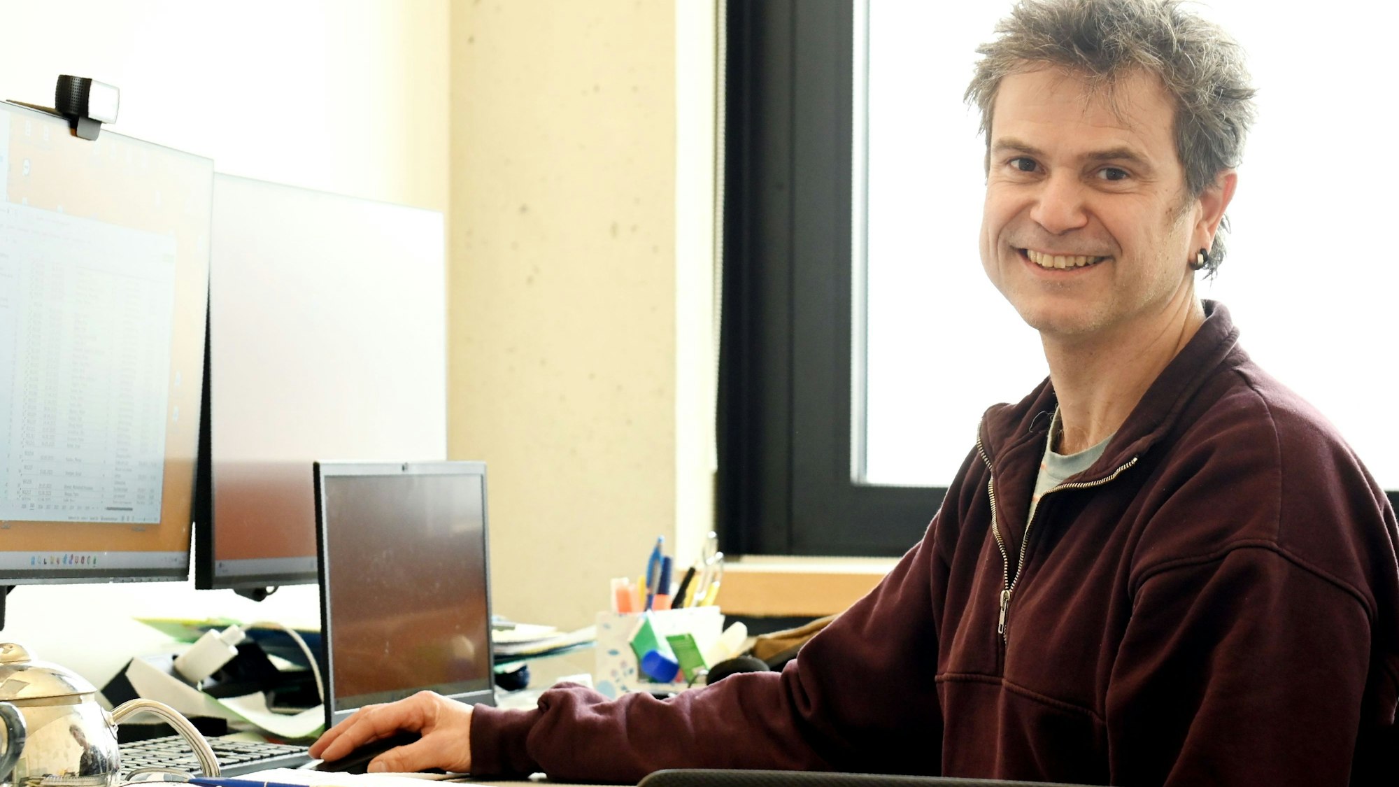 31.03.2026 Köln. Studierendenarmut: Zuletzt bezogen nur 11 Prozent Studis in Deutschland Bafög, die niedrigste Zahl ever. Besuch der Schatzkammer im Studierendenwerk. Foto: Alexandewr Schwaiger