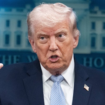 US-Präsident Donald Trump bei einer Pressekonferenz im Weißen Haus. (Archivbild)