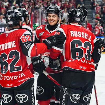 Jubel bei den Kölner Haien.