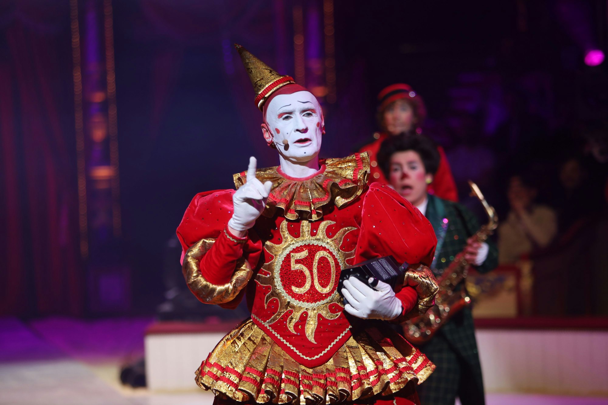 10.04.2026, Köln: Gensi alias Fulgenci Mestres Premiere beim Gastspiel 2026 des Zirkus Roncalli („Circus-Theater“) auf dem Neumarkt. Foto: Arton Krasniqi