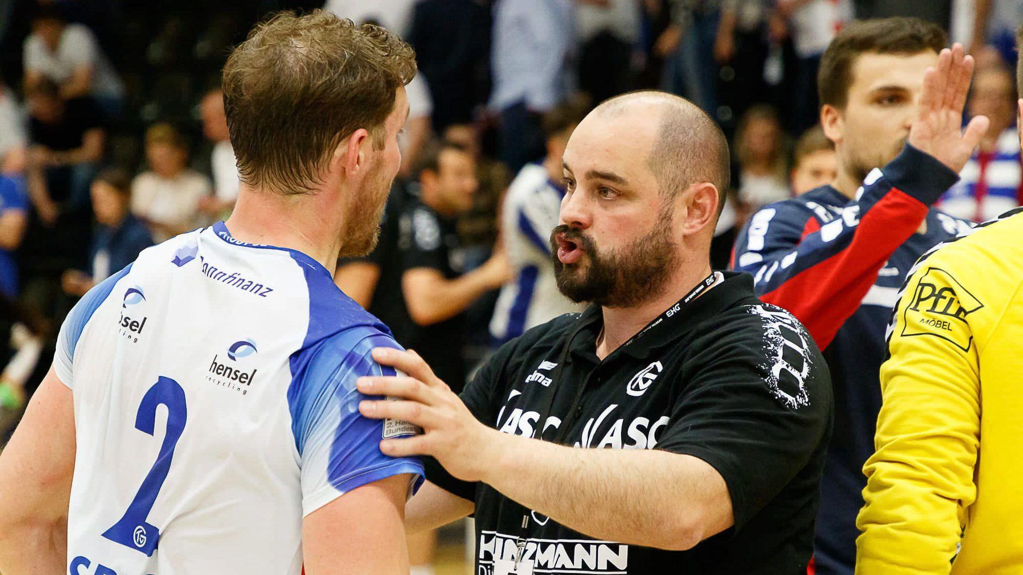 Maik Pallach als Trainer beim TV Großwallstadt