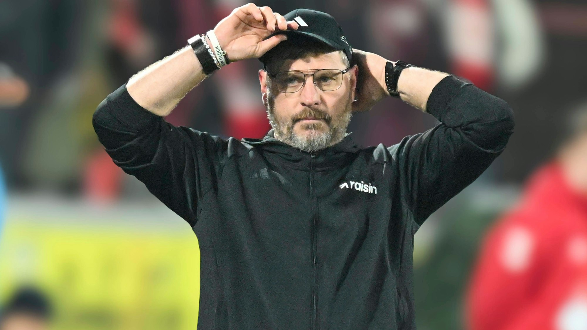 Steffen Baumgart am Rande einer Partie als Trainer von Union Berlin