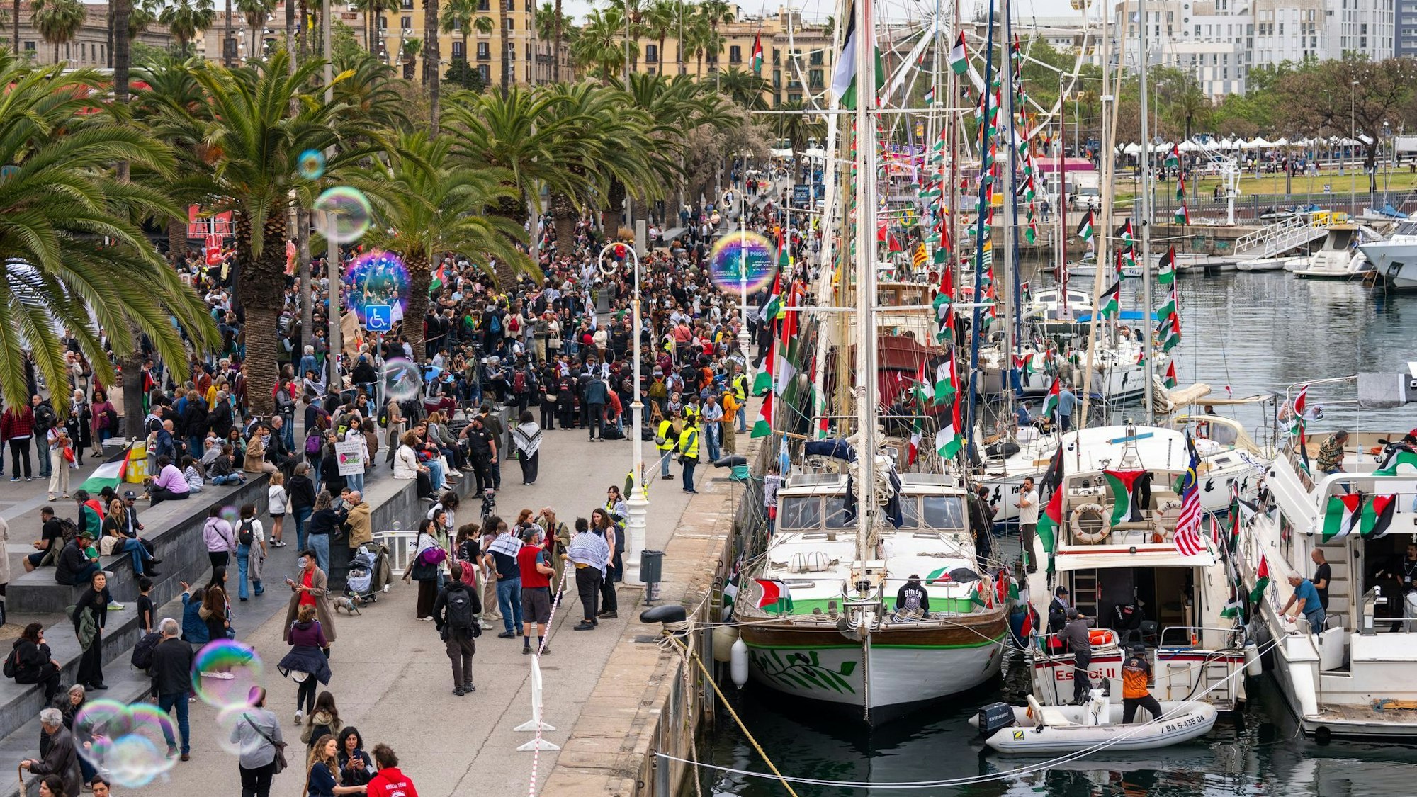 Nahostkonflikt - Gaza-Flotte in Barcelona