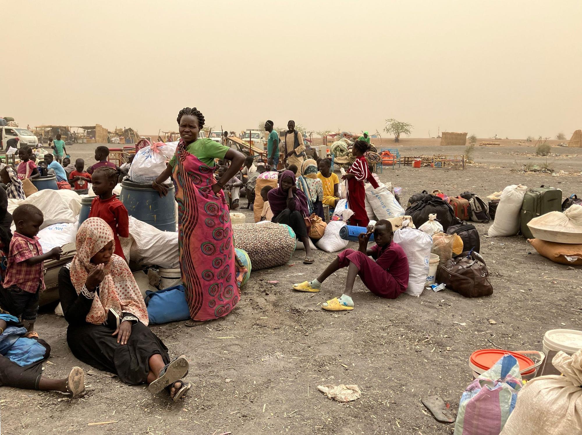 Flüchtlinge aus dem Sudan