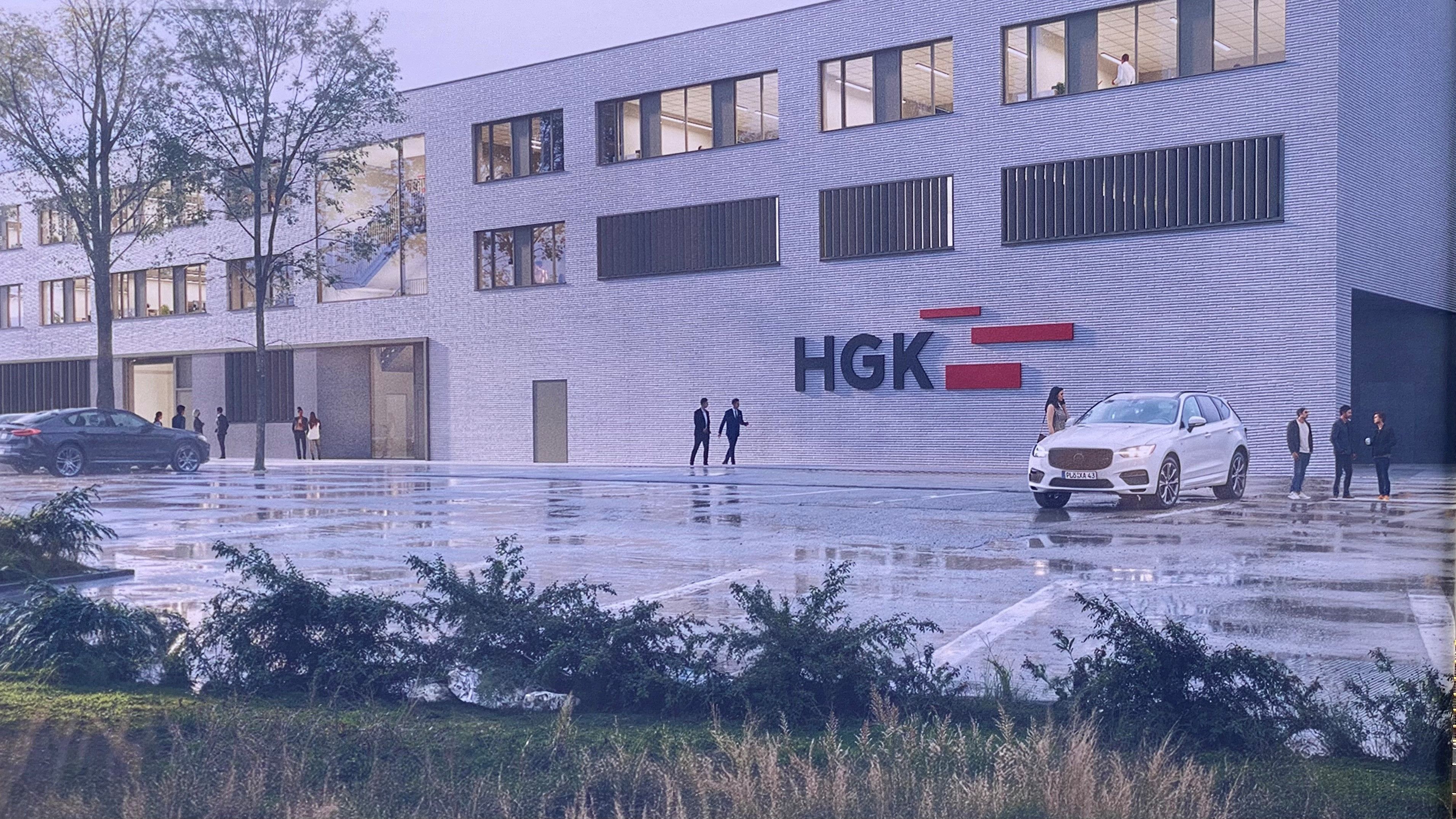 Zu sehen ist eine Visualisierung des geplanten Gebäudes.