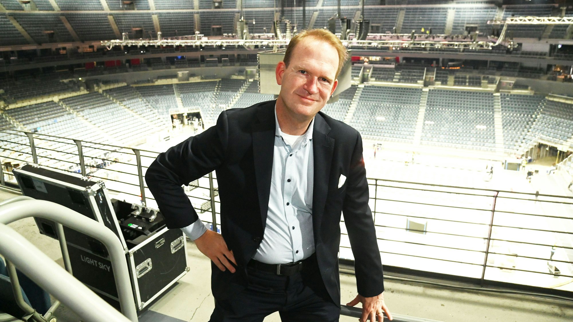 Stefan Löcher, Geschäftsführer der Lanxess-Arena.