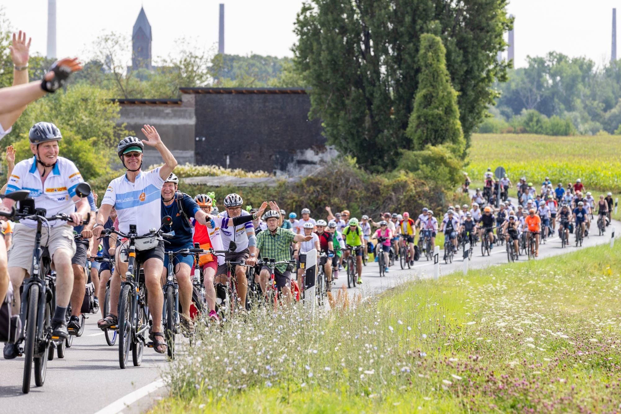 Ein Foto der NRW-Radtour 2025.