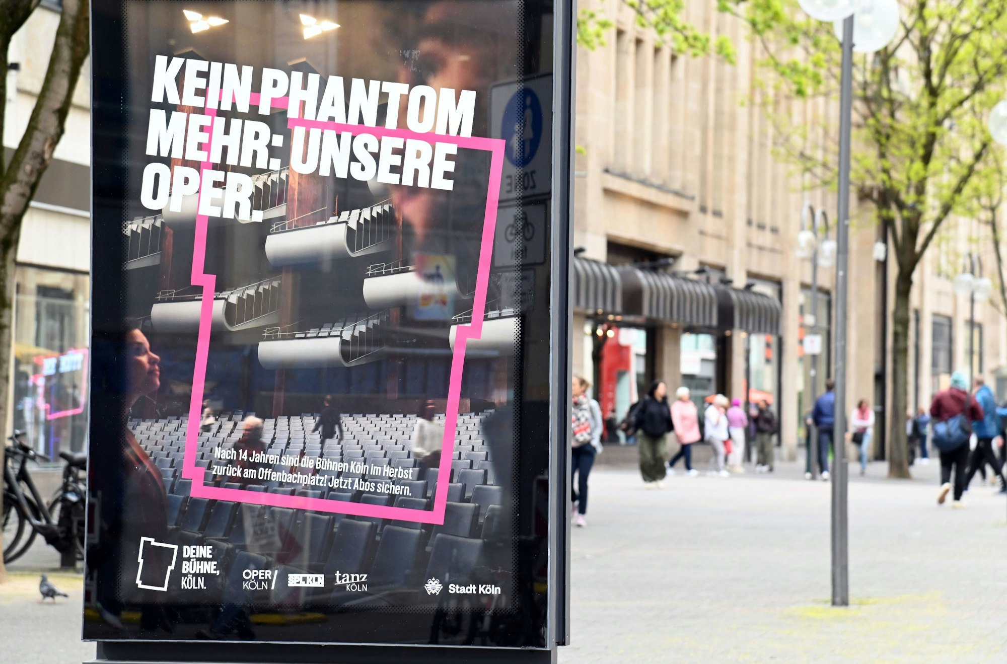 Die Oper steht im Zentrum der Kampagne zur Bühneneröffnung.