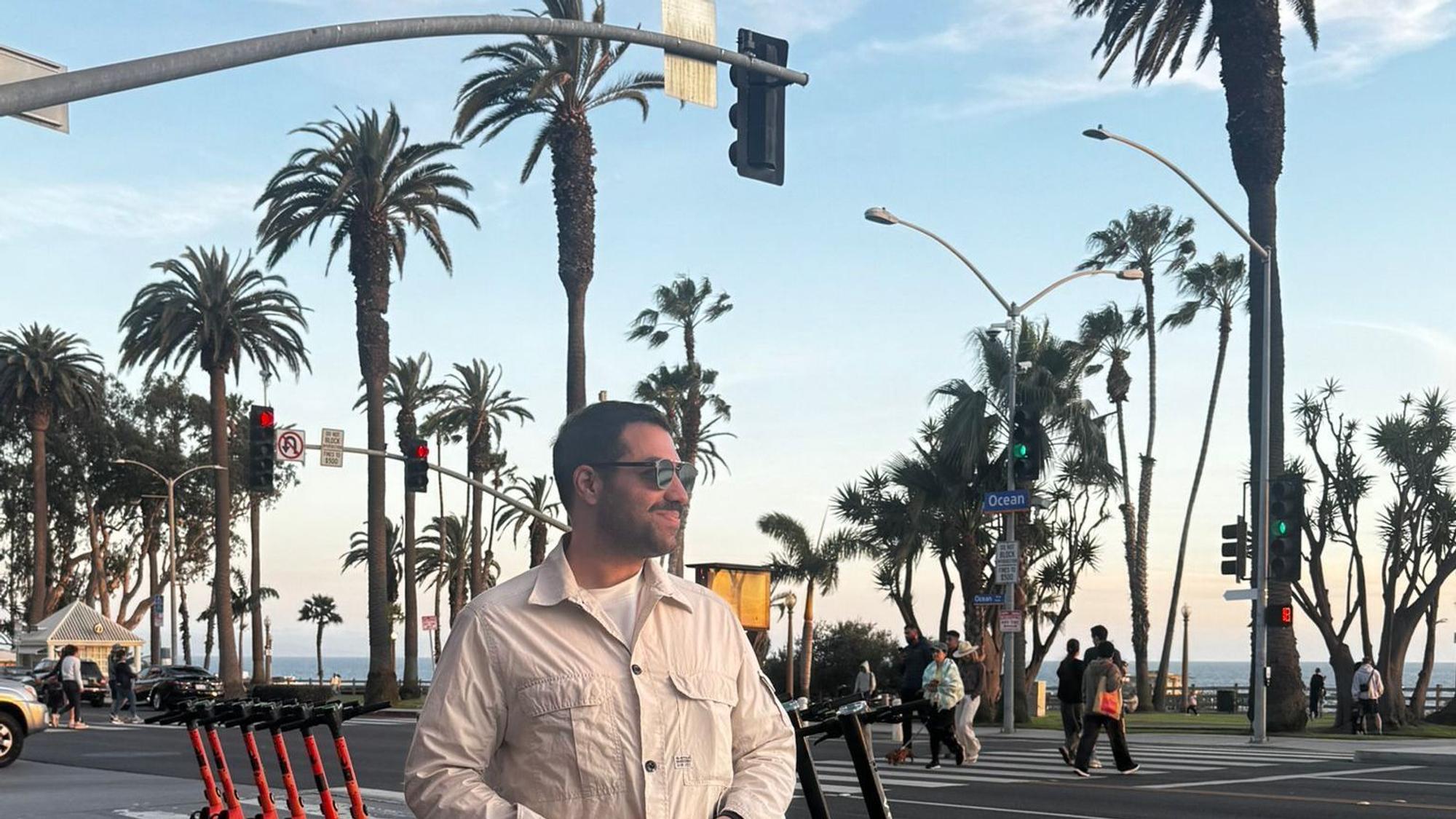 Kais Setti ist zum ersten Mal in Hollywood.