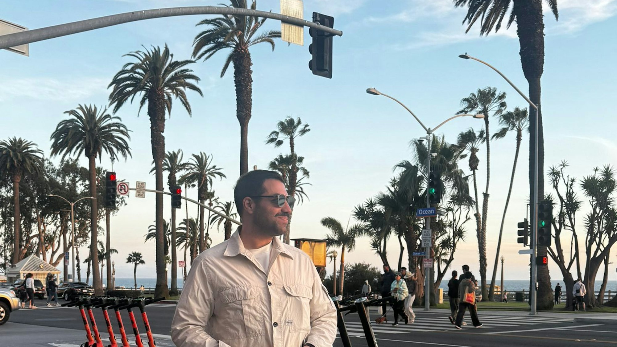 Kais Setti ist zum ersten Mal in Hollywood.