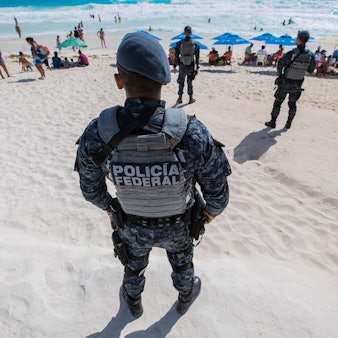 Polizist in Cancún
