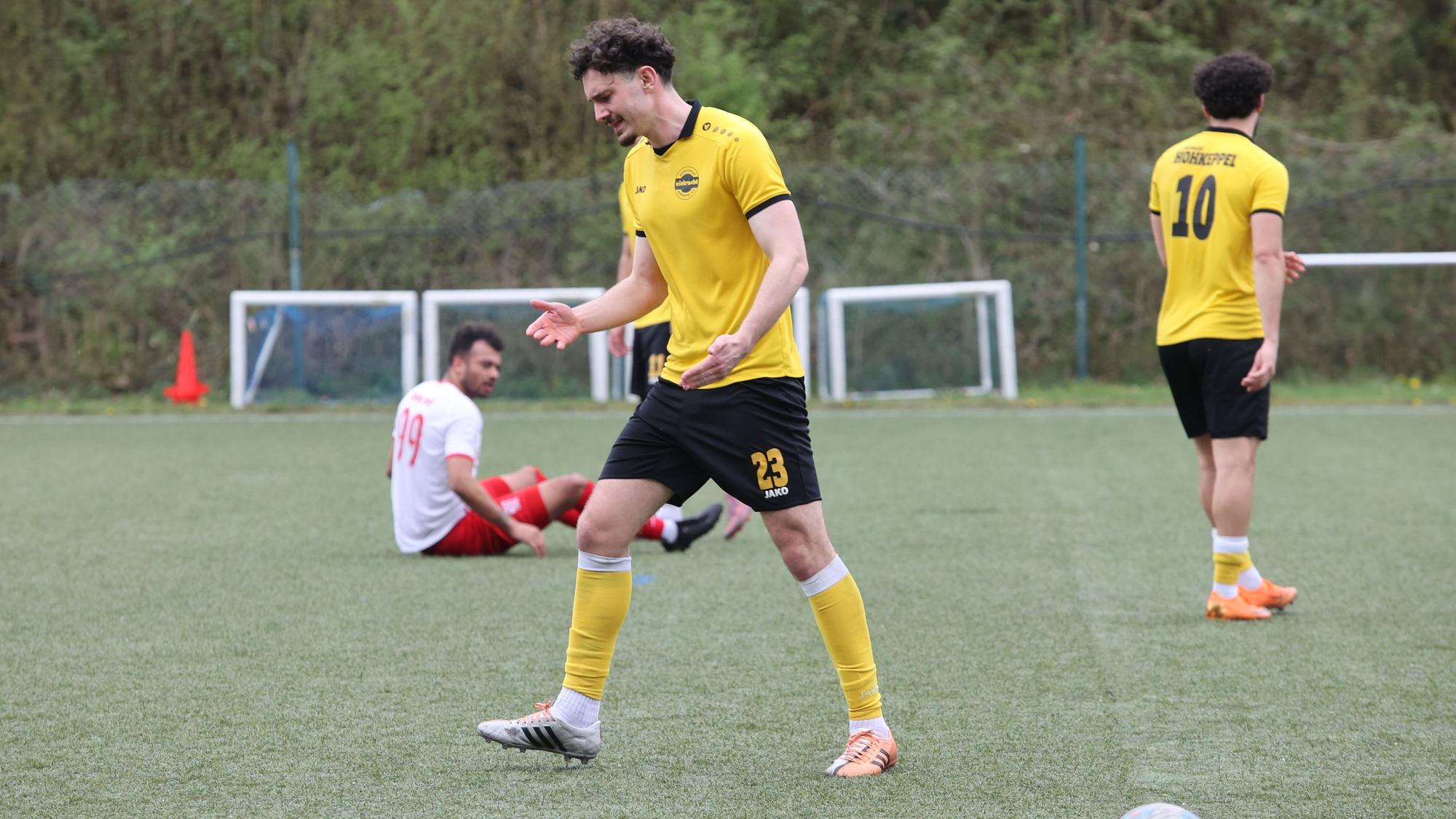 Szene aus einem Fußballspiel