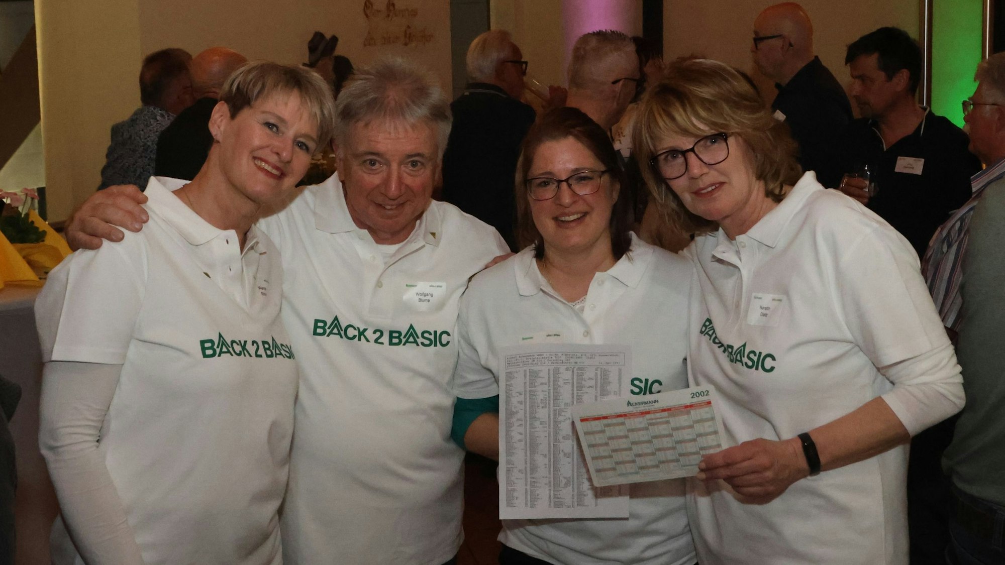 Das Foto zeigt das Organisationsteam der Veranstaltung, nämlich Petra Stein, Wolfgang Blume, Mirjam Bell und Kerstin Dietz.