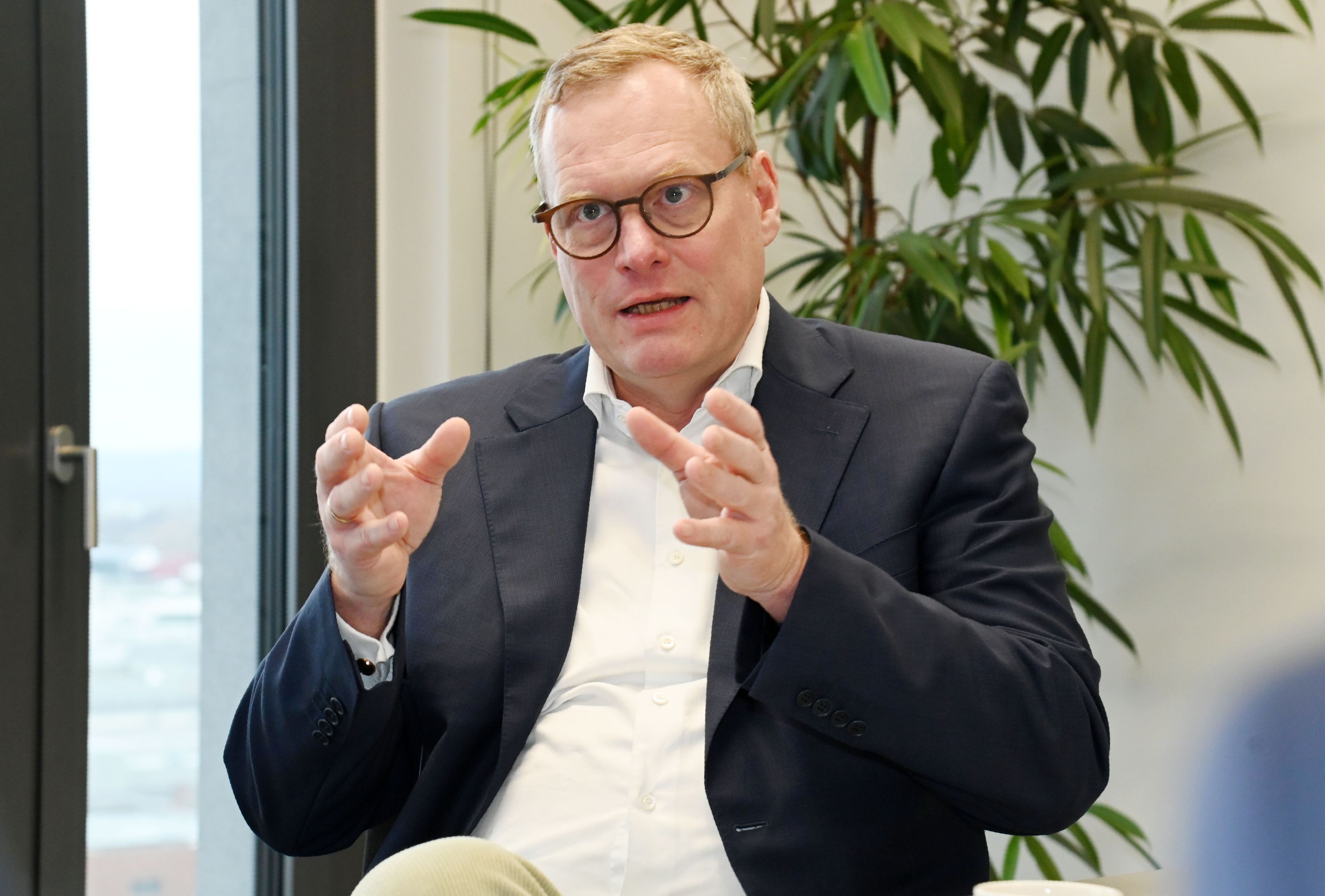 Carsten Schildknecht, Vorstandschef Zurich Versicherung, im Gespräch mit unserer Redaktion (Archivbild)