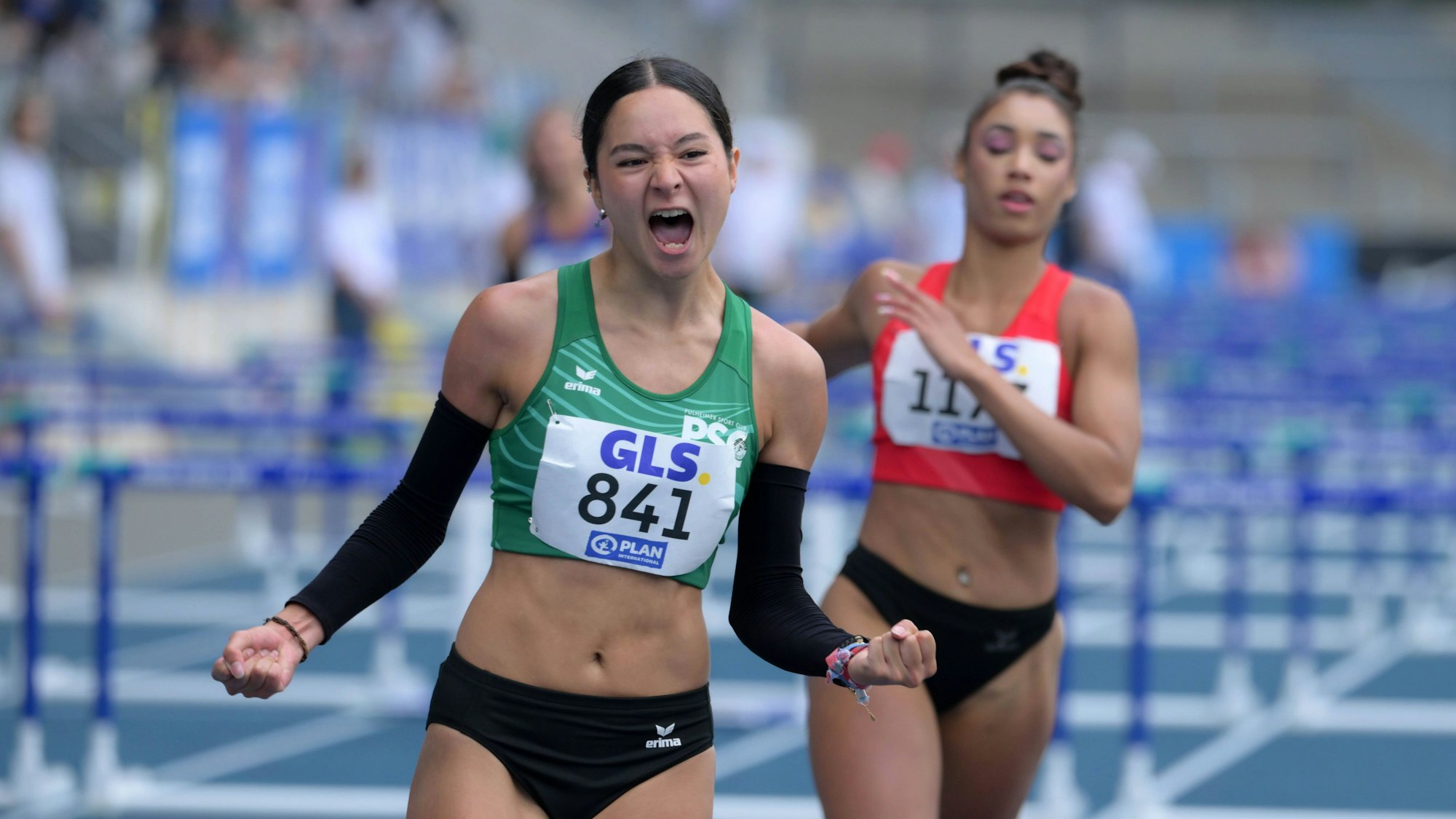 Das Bild zeigt die Sportlerin Samita Schatz aus Pulheim.