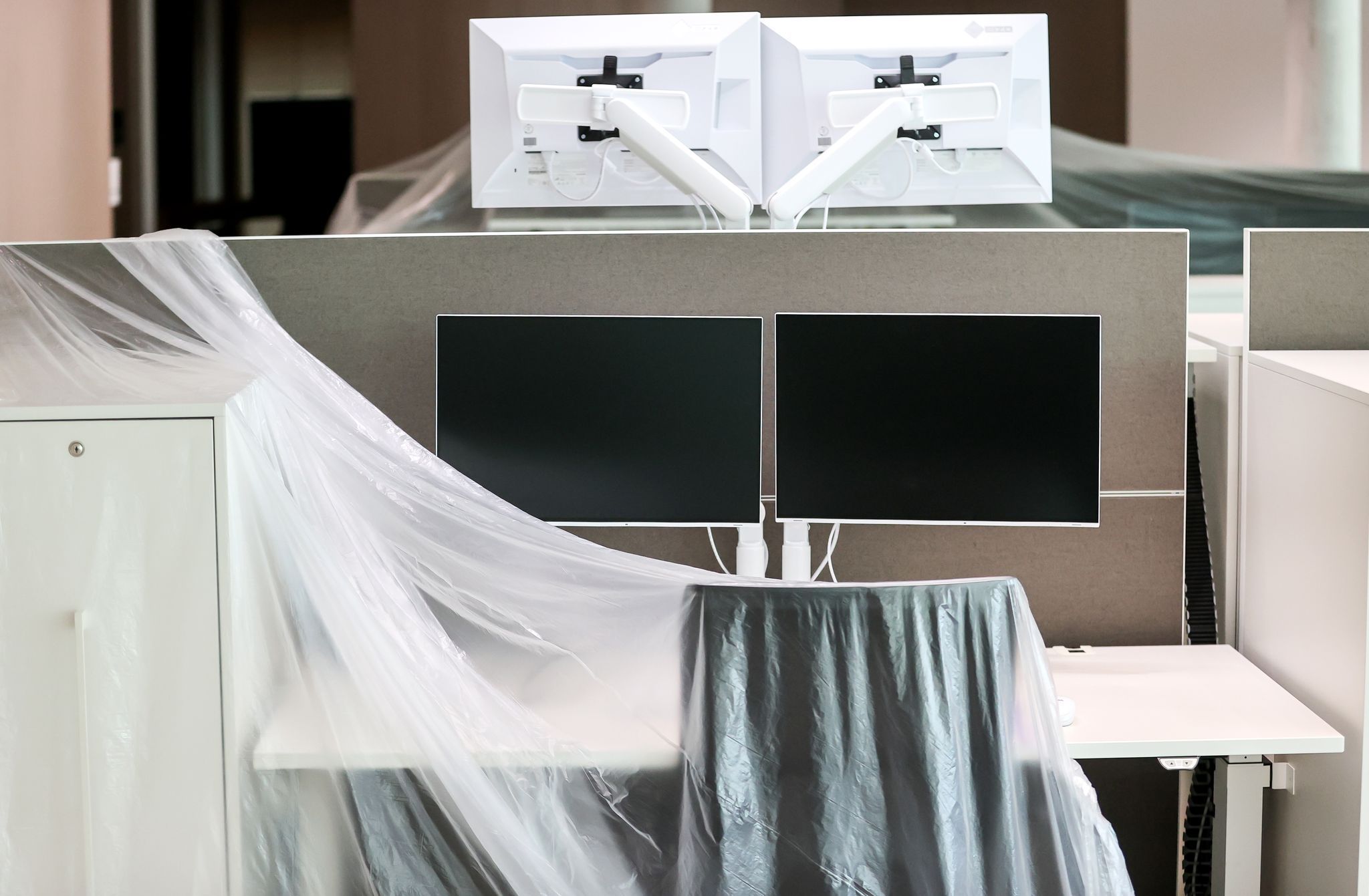 Leere Arbeitsplätze