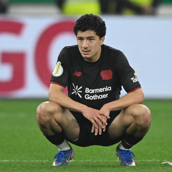 Leverkusens Ibrahim Maza nach dem Spiel.