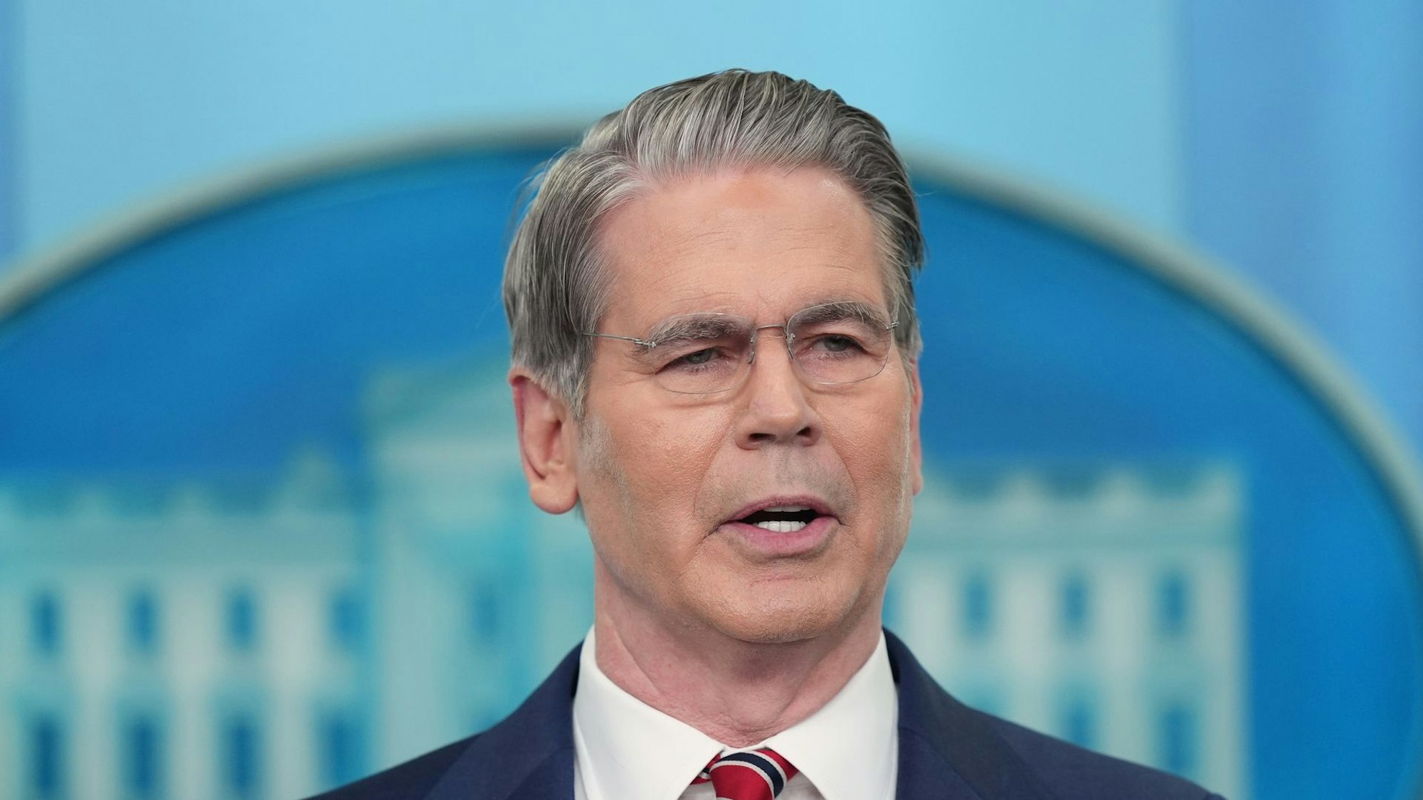 Presse-Briefing im Weißen Haus