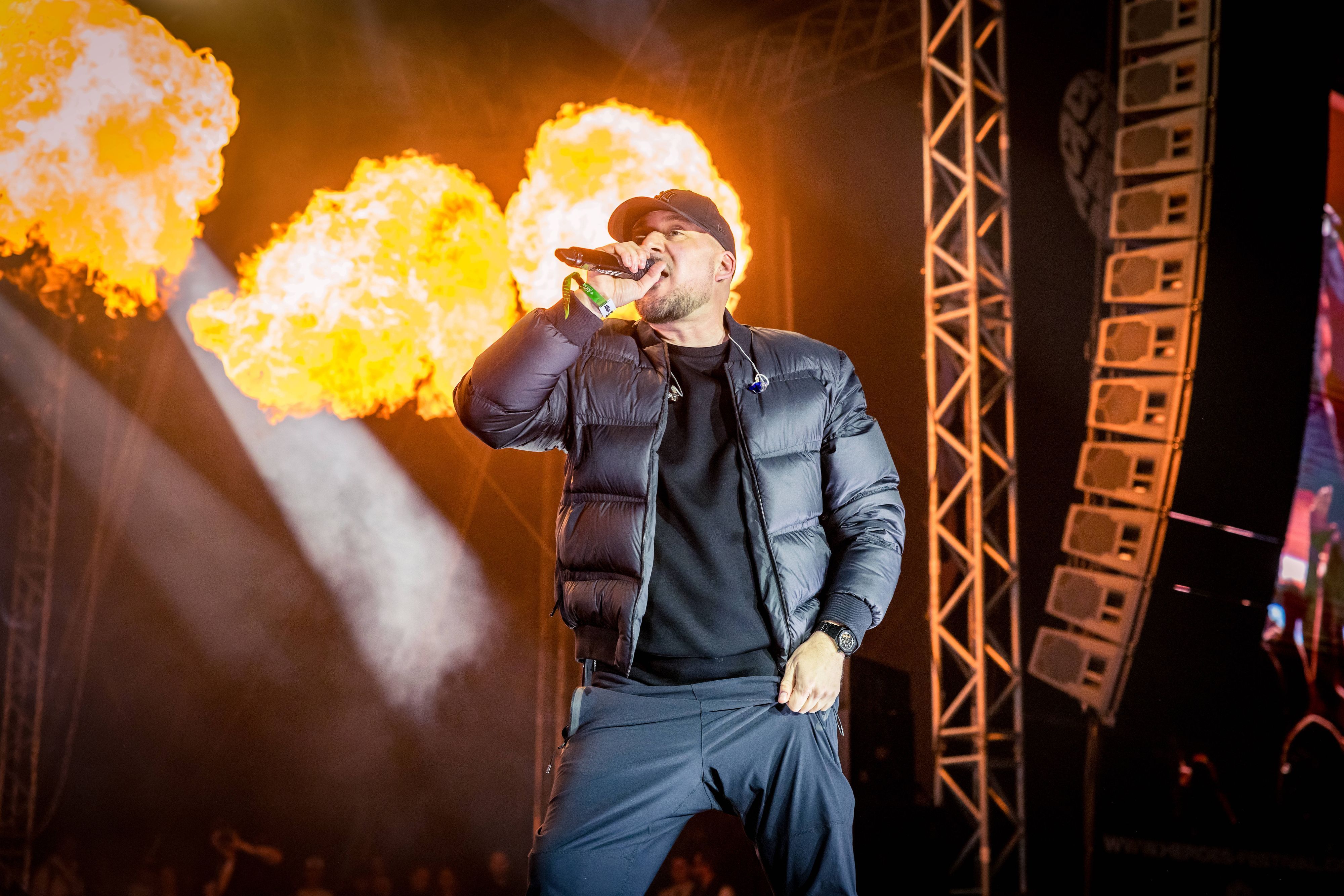 Kool Savas beim Heroes Festival.