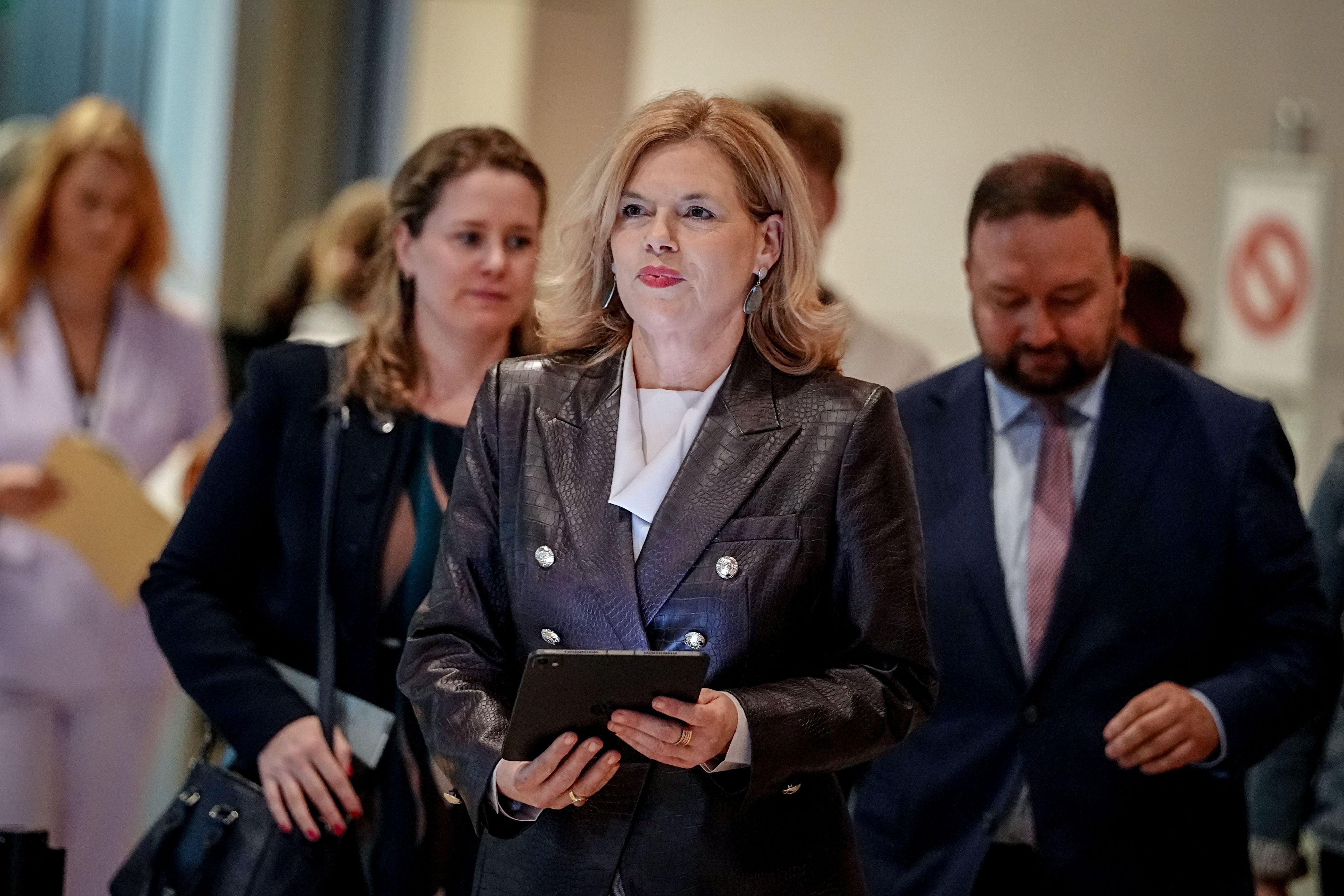 Julia Klöckner (CDU), Bundestagspräsidentin, ist offenbar Opfer eines Phishing-Angriffs geworden.